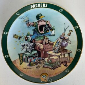 Gary Patterson "The Ultimate Packers Fan" Collector Plate #B5177 Danbury Mint 8"